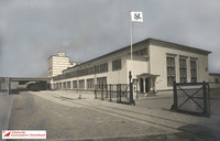 Der Columbusbahnhof in Bremerhaven, Ansichtskarte von 1930